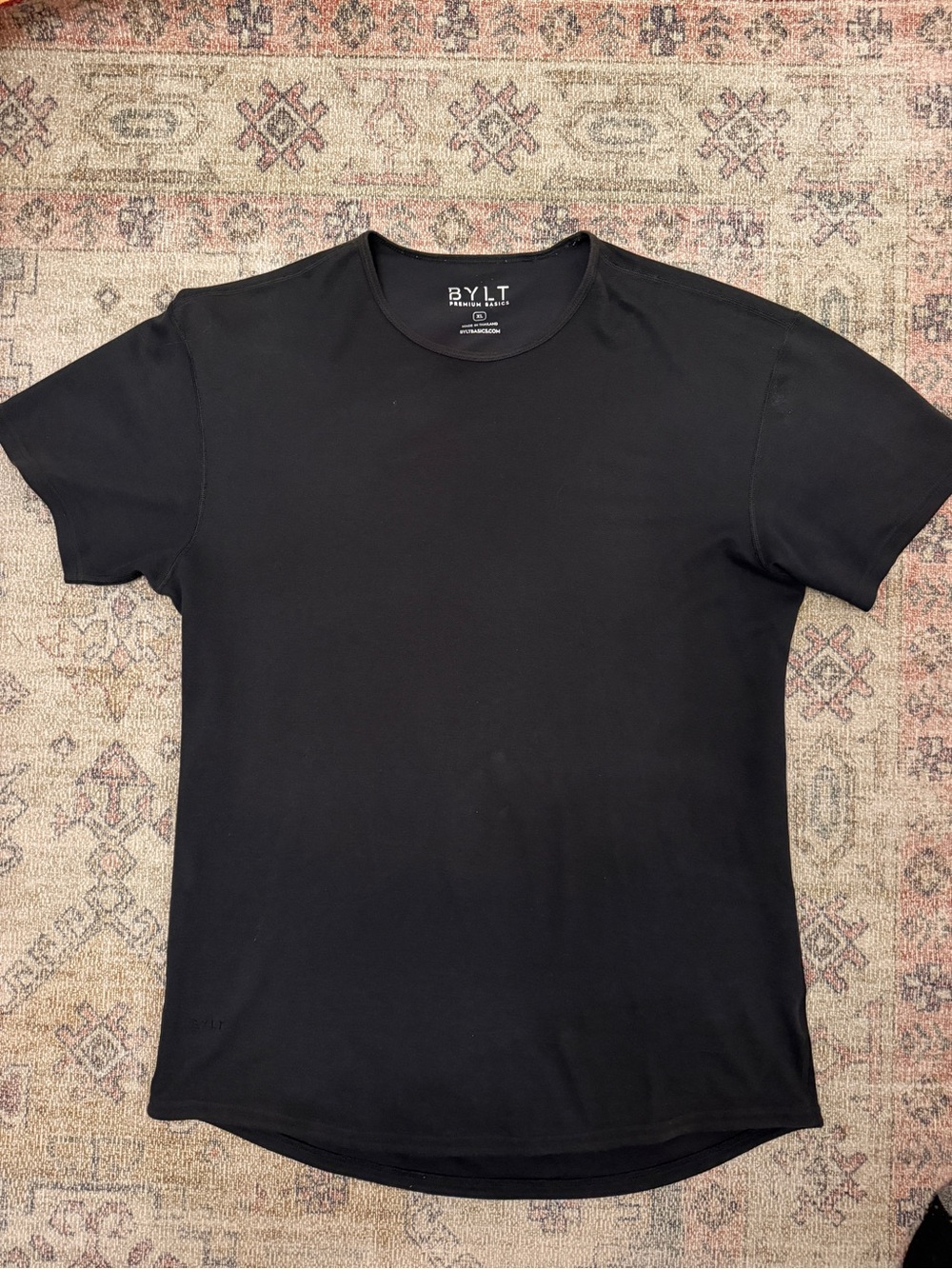 BYLT Basics Black Short Sleeve Crewneck Tee